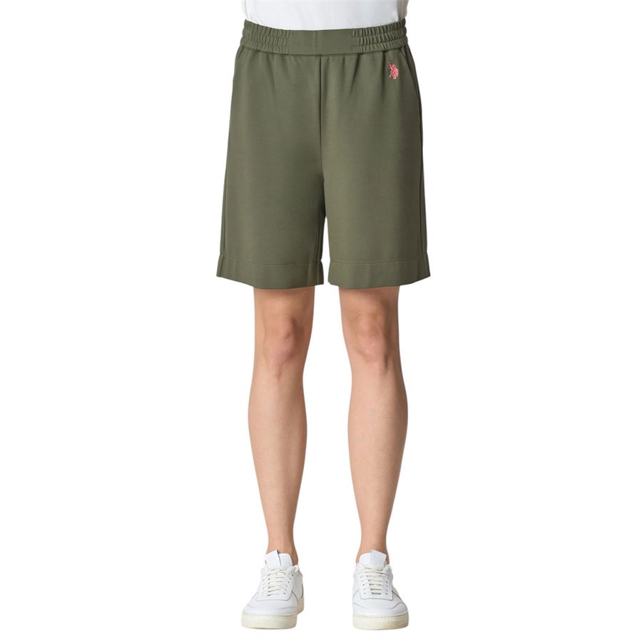 Pantalone corto sportivo punto Milano da donna U.S. Polo Assn | US41331003248